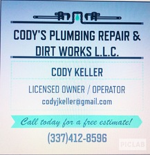 Cody's Plumbing Repair & Dirt Works, LLC logo