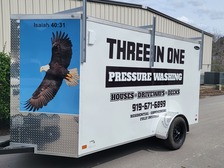 Logo for Three in One Pressuring Washing