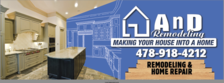 A N D Remodeling logo