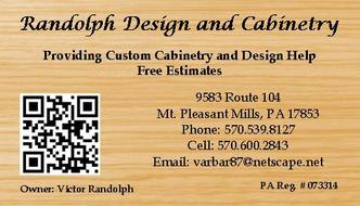 Randolph Design and Cabinetry logo