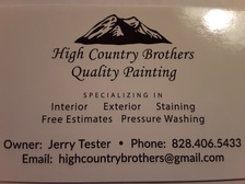 Logo for High Country Brothers Quality Painting