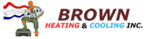 Logo for Brown Heating and Cooling Inc. Facebook
