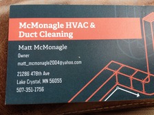 McMonagle HVAC & Duct Cleaning logo