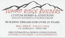 Logo for Summit Ridge Builders