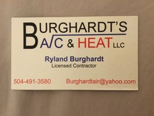 Logo for Burghardt's A/C & Heat LLC