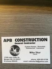APB Construction logo
