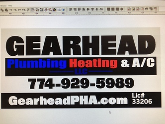 Gearhead Plumbing, Heating, and A/C logo