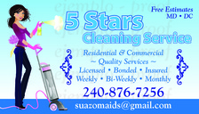 Logo for 5 Star Cleaning Service, LLC
