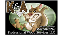 Logo for K&A Professional Wood Services, LLC