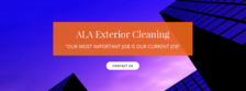 Logo for ALA Exterior Cleaning