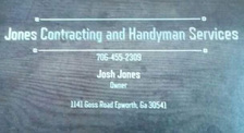 Avatar for Jones Contracting and Handyman Services