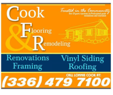 Logo for Cooks Flooring and Remodeling