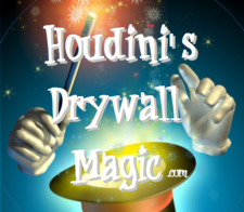 Logo for Houdini's Drywall Magic