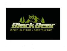 Black Bear Media Blasting & Construction logo