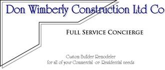 Don Wimberly Construction logo