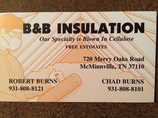 Logo for B&B Insulation