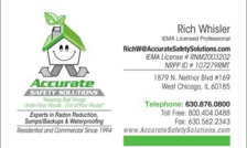 Logo for Accurate Safety Solutions-Accurate Radon, Inc.