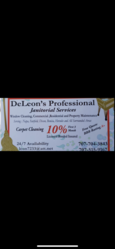 DeLeon's Professional Janitorial Services - Unlicensed Contractor logo