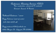 Avatar for Anderson's Cleaning Services
