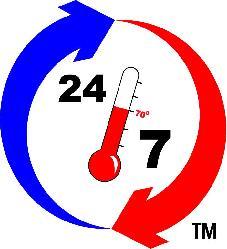 24/7 HVAC Company logo