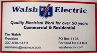 Walsh Electric Co. logo