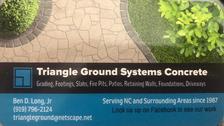 Triangle Ground Systems Concrete logo