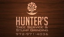 Logo for Hunter's Tree Service