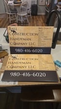 Logo for Ball Construction Handyman Company