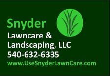 Logo for Snyder Lawncare and Landscaping, llc - Facebook