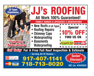 JJs Roofing logo