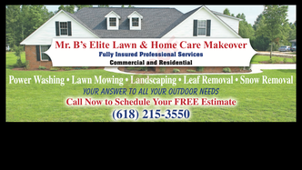 Mr. B's Elite Lawn and Home Care Makeover logo