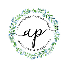 A P interiors and Materials logo
