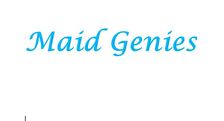 Logo for Maid Genies