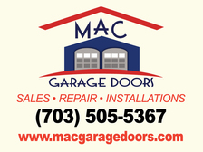 M. A. C. Garage Doors logo