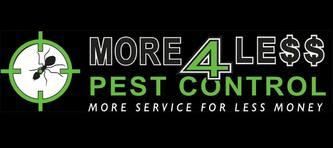 More 4 Less Pest Control logo