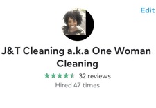 Logo for J & T Cleaning