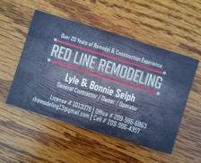 RED LINE Remodeling logo