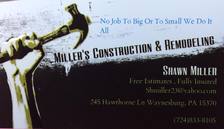 Avatar for Miller's Construction & Remodel