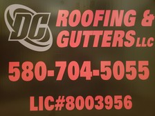 Logo for DC Roofing and Gutters, LLC