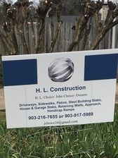 H L Construction logo