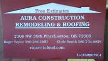 Logo for Aura Construction, LLC