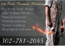 1st State Custom Painting logo