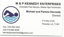 M & P Kennedy Pool Service logo