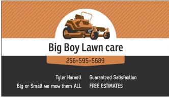 Big Boy Lawncare logo