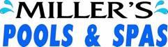 Millers Pools and Spas logo