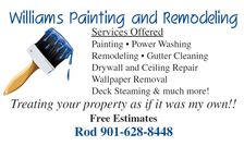 Logo for Williams Painting and Remodeling