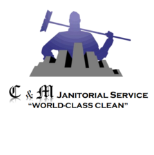 Logo for C + M Janitorial Service
