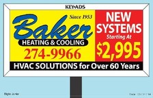 Baker Heating & Cooling - Home  Facebook logo