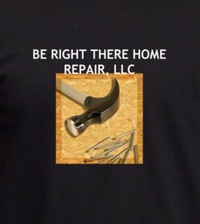 Logo for Be Right There Home Repair, LLC