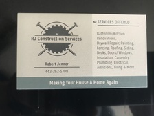 Logo for RJ Construction Services